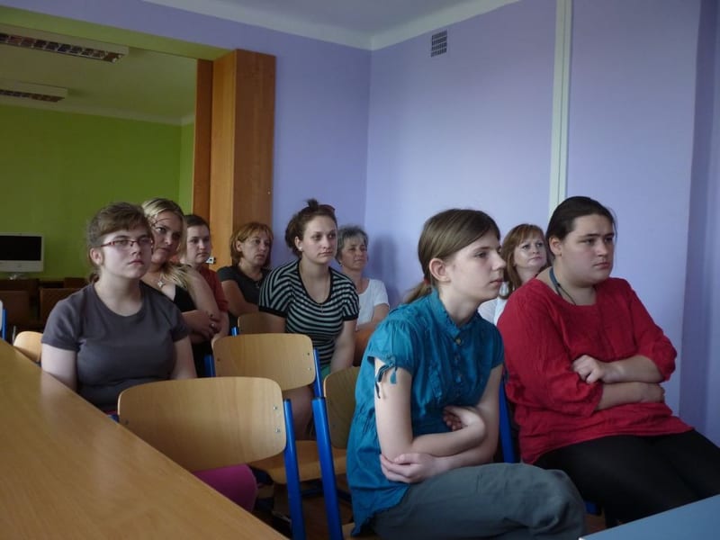 27.05.2014 r. Spotkanie z uczennicami w Bursie Międzyszkolnej